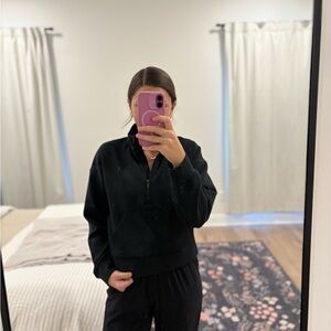 All in Motion Black Quarter-Zip Sweatshirt